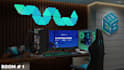 design 3d animated starting soon kick and twitch overlays