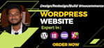build wordpress website or customized as your requirements