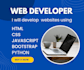 develop websites using HTML, CSS, PHP, and javascript