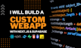 build a webapp with react, next js and supabase