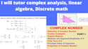 help you in calculus, linear  algebra, trigonometry, discrete math