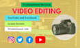 do best video editing for youtube and facebook