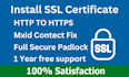 install SSL certificate and  http to https fix mixed content cpanel,cyberpanel