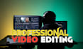 simple youtube video editing or social media video editing