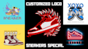 design a sneaker and shoe logo