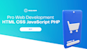 develop a professional website with html, css, js, and php