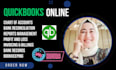 setup, catch up, and do bookkeeping in quickbooks online