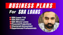 develop an sba business plan for the sba loan
