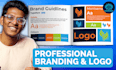 design your professional brand guide deck, logo and typography