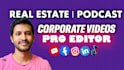 edit corporate cinematic real estate video in final cut pro