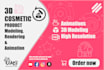 do cosmetic 3d product modeling, design and rendering