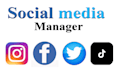 manage your social media account and develop a content strategy
