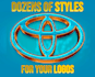 add incredible styles and textures to your logo