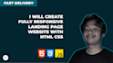 create a responsive website with HTML CSS