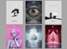 design a professional minimalist poster film or cover