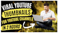 design attractive youtube thumbnail in 24 hours