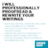 professionally proofread and rewrite your english writing