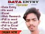 data entry, copy paste, word to pdf, excel to pdf,
