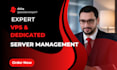 setup and secure vps or dedicated server with hosting panels