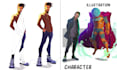 draw concept art and cartoon character illustration