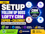 setup followup boss lofty crm zapier calendly integration marketing automation