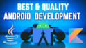 create android native apps based on java or kotlin