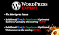 fix or create wordpress site professionally
