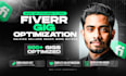 optimize your fiverr gig SEO, gig description, and gig image