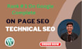 optimize website onpage technical SEO service wordpress