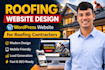 design a professional roofing contractor website in wordpress