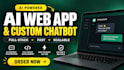build ai website, ai mobile app, full stack website development