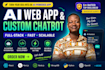 develop ai website, ai chatbot, ai web application, ai software developer