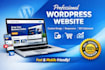 design a SEO enhanced and user friendly wordpress website using elementor pro