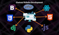 do website development html css javascript, full stack web developer
