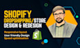 design shopify 2,0 theme UI UX