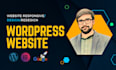 wordpress website design with custom UI UX design
