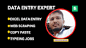 do impressive data entry and web scrapping expert