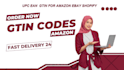 provide you gs1 verified gtin codes for amazon listing