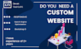 create an impressive  website using html, css and js