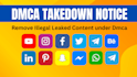 takedown harassing defaming content google reddit ig fb yt and x under dmca