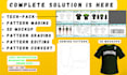 do sewing patterns, techpack, 3d mockups