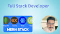 develop node js rest api backend with react frontend web app