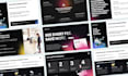 design a premium investor pitch deck and powerpoint presentation