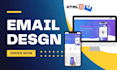 code HTML email template, responsive  newsletter design