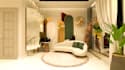 design and 3d render beauty saloon and spa