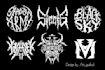 draw a metal band logo super artistic