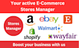 be your amazon, ebay, walmart, etsy, shopify and wayfair virtual assistant