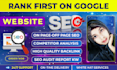 google top rank your website by white hat monthly SEO service