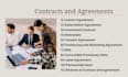 draft your legal documents contract, agreement, letters and paralegal within 24h