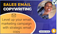 copywrite your sales emails and cold emails for your email marketing